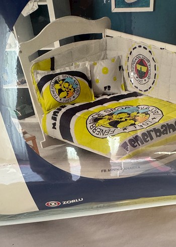 Fenerbahçe Spor Kulübü Rozeti Sarı lisanslı uyku seti çocuk - Görsel 5