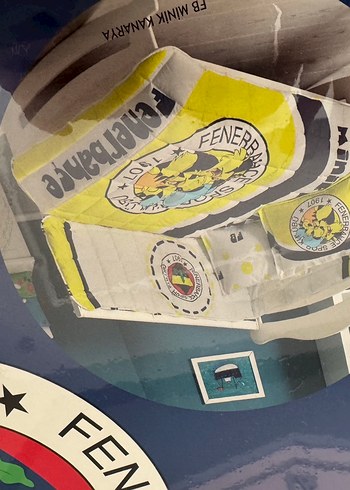 Fenerbahçe Spor Kulübü Rozeti Sarı lisanslı uyku seti çocuk - Görsel 3