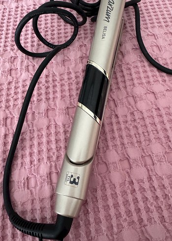 Bej Parlak Saç Düzleştirici Belisa - Görsel 4