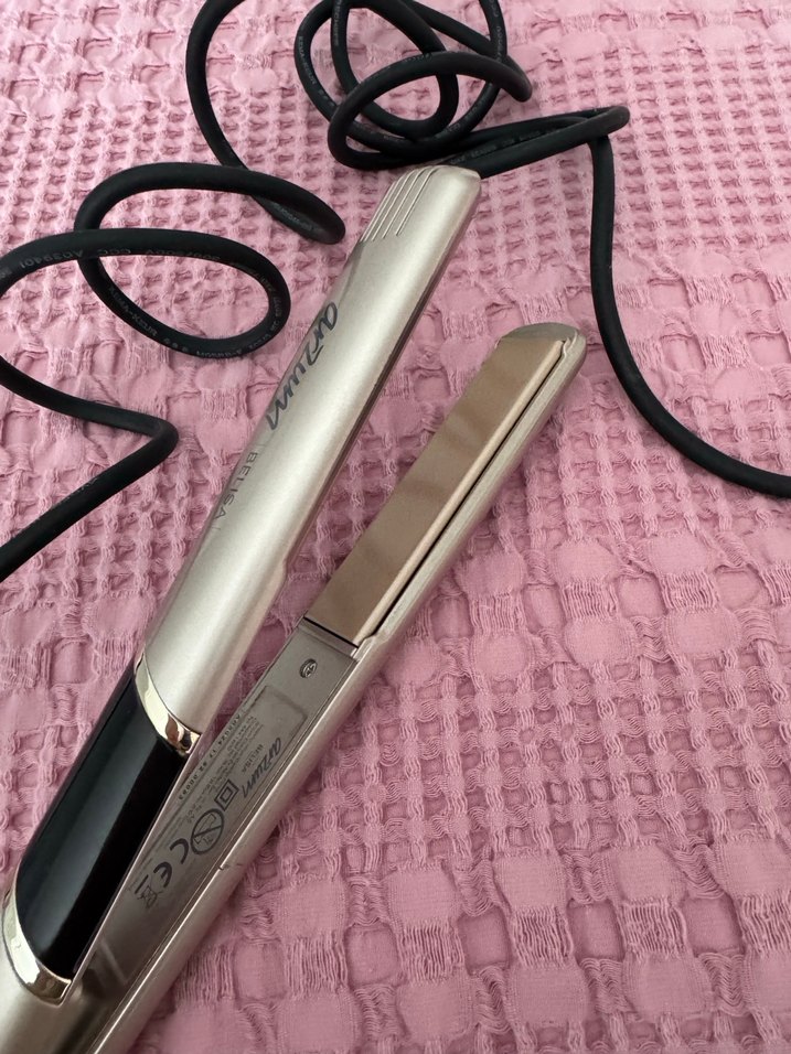 Bej Parlak Saç Düzleştirici Belisa - Görsel 5