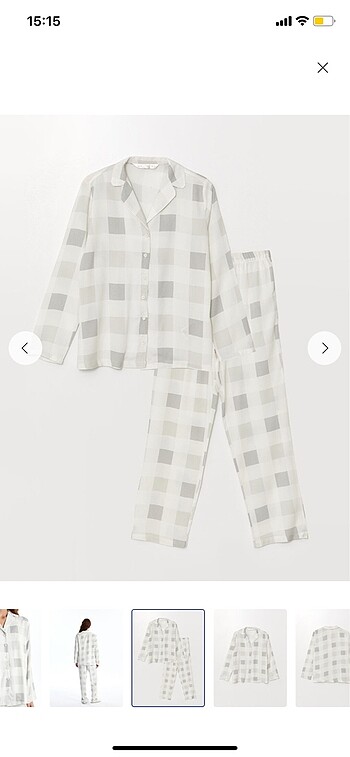 Etiketli pijama takımı