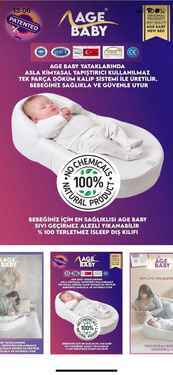 AGE Baby yenidoğan yatağı - Görsel 2