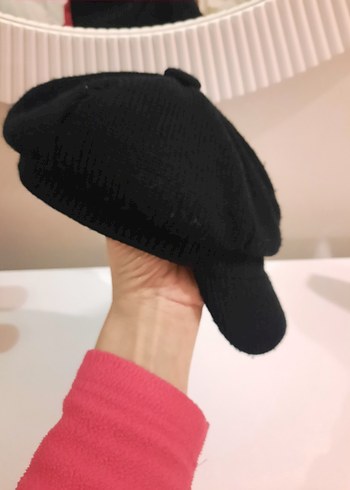 Siyah  Kadın Şapka - Görsel 3