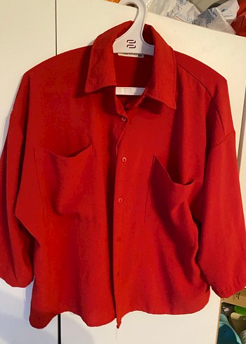 Düğmeli,  yarım kol gömlek  3 birlikte - Görsel 2