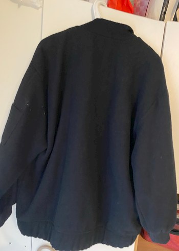 Siyah Fermuarlı Yumuşak Kumaşlı Kadın Ceket - Görsel 5