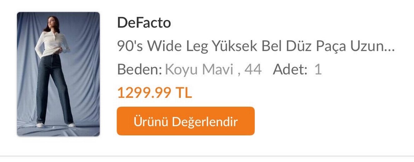 Kadın kot pantolon - Görsel 4