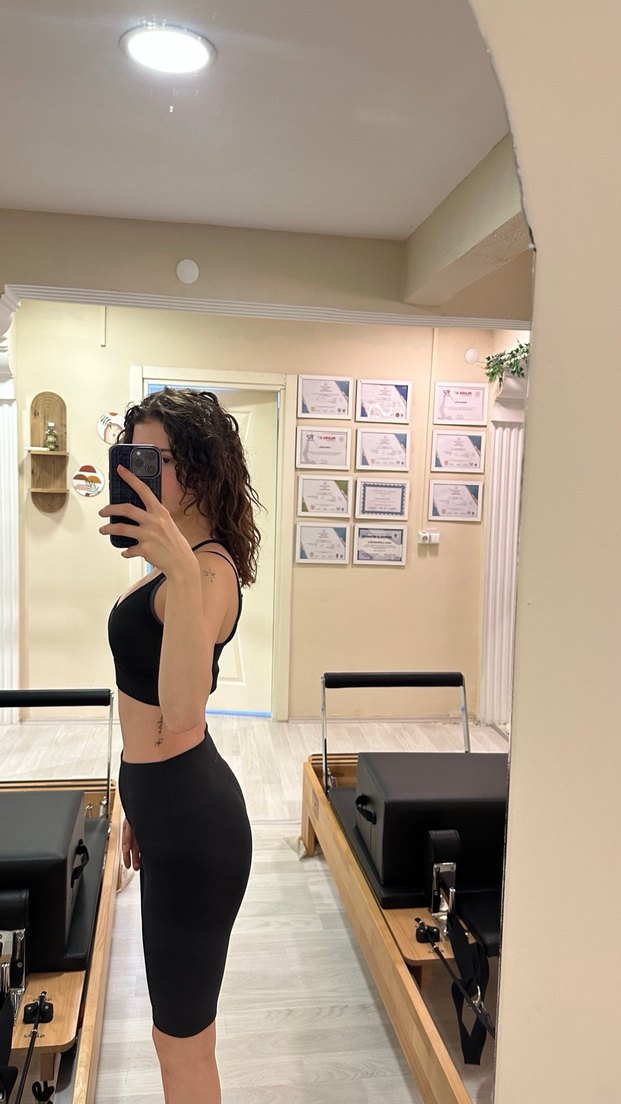 Siyah Straplez Mini Atlet ve Tayt Takımı - Görsel 3