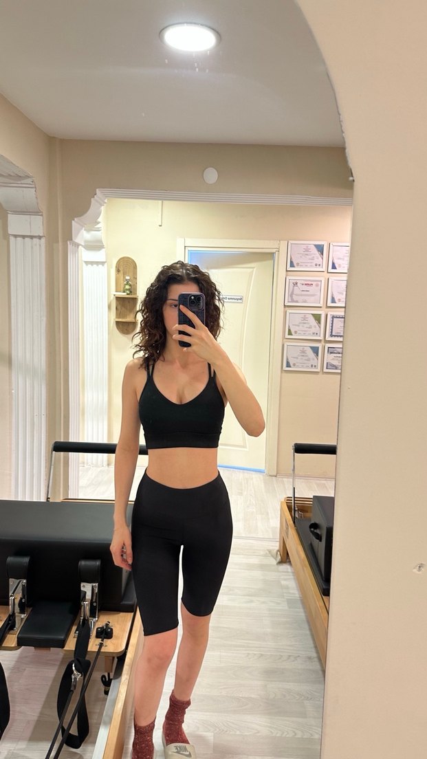 Siyah Straplez Mini Atlet ve Tayt Takımı - Görsel 2