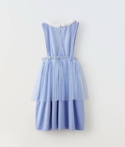 Zara Mavi elsa elbise
