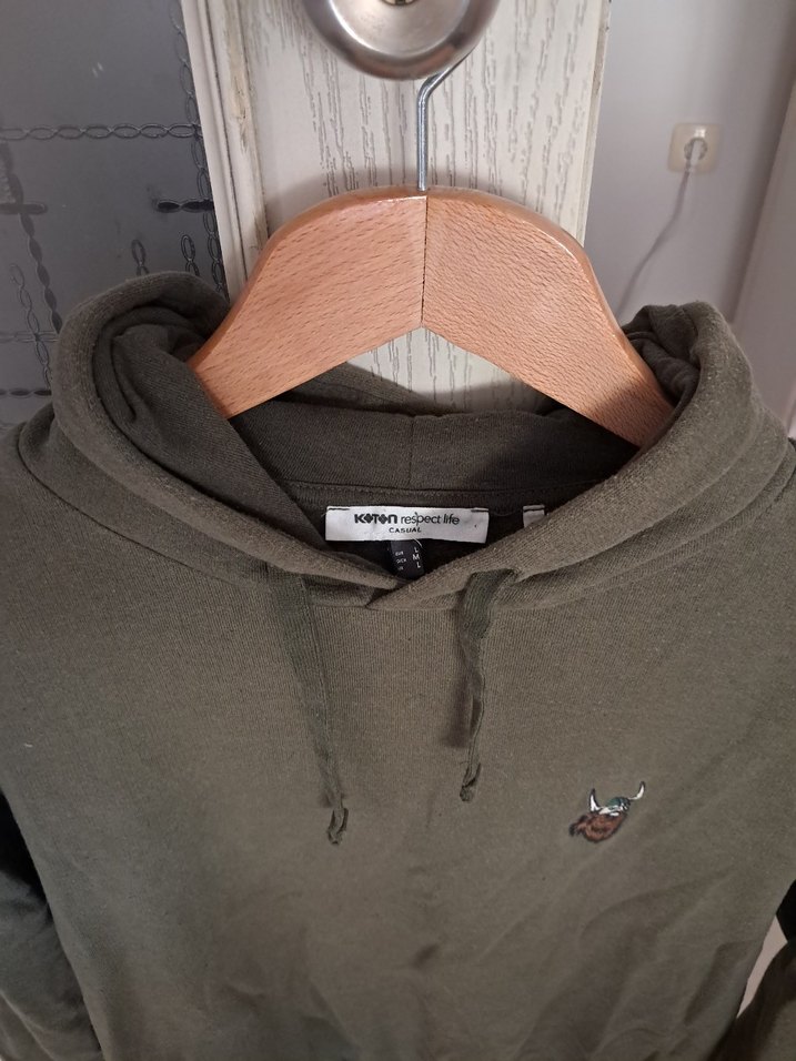 Kapüşonlu Erkek Sweatshirt - Görsel 4
