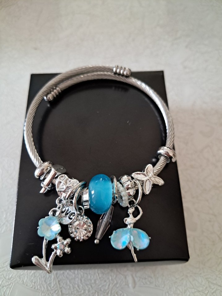 Pandora  Balerin Charm Çelik Bileklik - Görsel 5