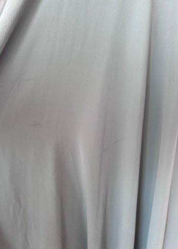 Haki Uzun Kollu Drapeli Kadın Elbise - Görsel 3