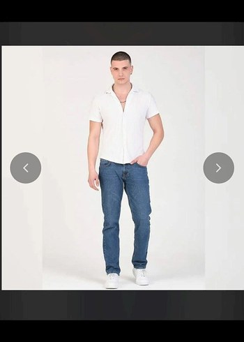 erkek mavi denim kot jean pantolon