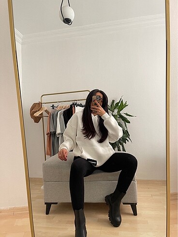 3 iplik şardonlu sweatshirt