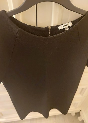 Kadın Siyah Kısa Kollu elbise - Görsel 4