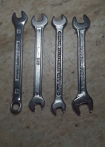 6 , 7 , 8 , 9 numara açık ağız anahtarlar