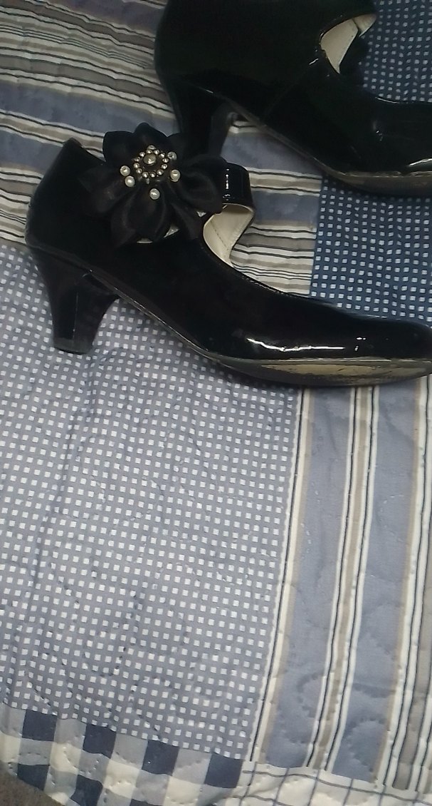 Kız Çocuk topuklu babet ayakkabı - Görsel 4