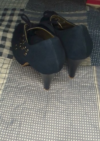 Siyah Klasik Stiletto Topuklu ayakkabı - Görsel 3