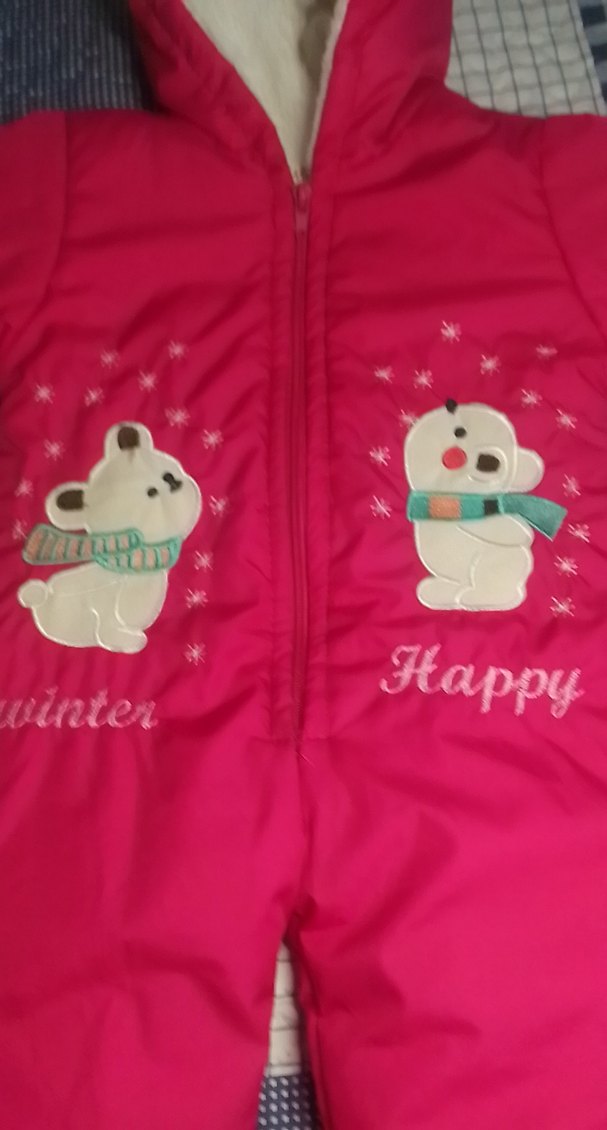 Kapüşonlu Fermuarlı Pembe Bebek Tulumu - Görsel 5