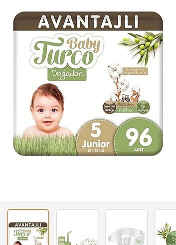 Baby Turco çocuk bezi 