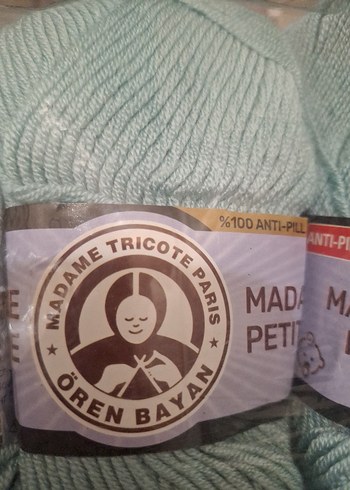 Beden Bohem Stil Mint Yeşili Örgü İpi Seti