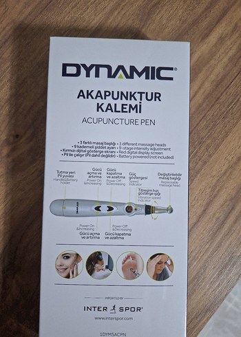 Dynamic Dynamic Akupunktur Kalemi Beyaz