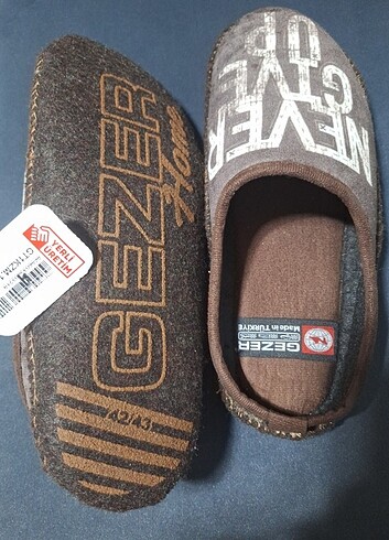 43 numara gezer keçe terlik - Görsel 4