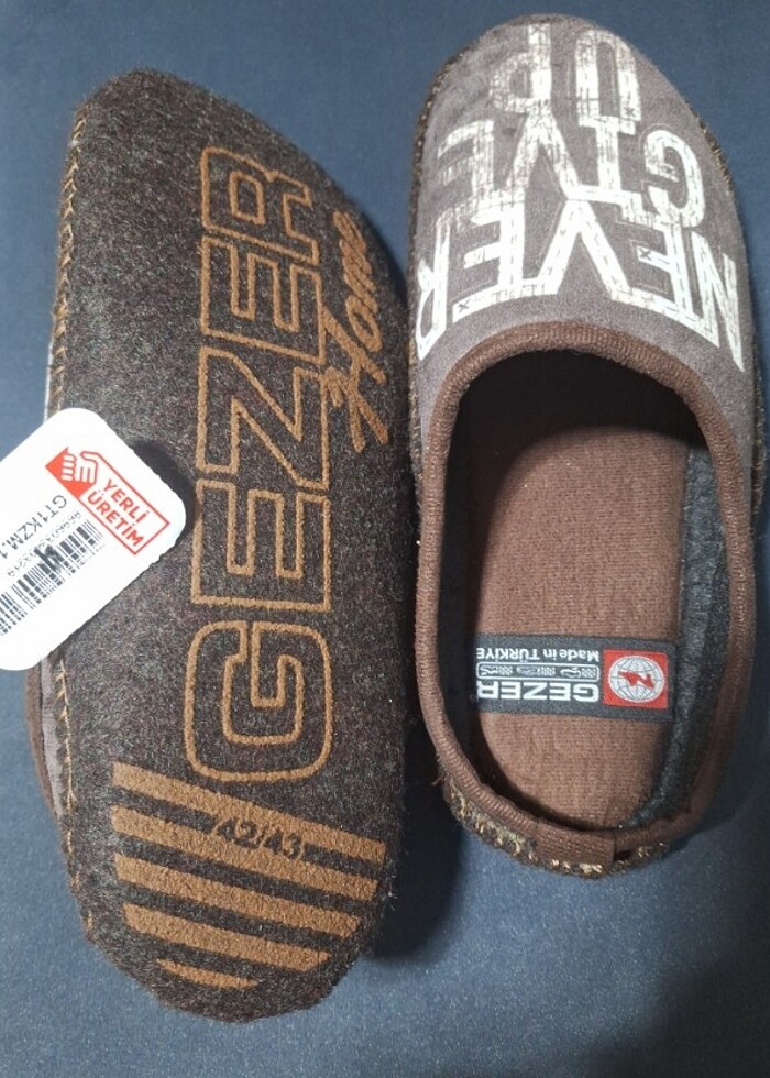 43 numara gezer keçe terlik - Görsel 4