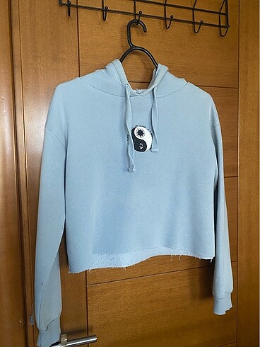 Koton yumuşak mavi sweatshirt