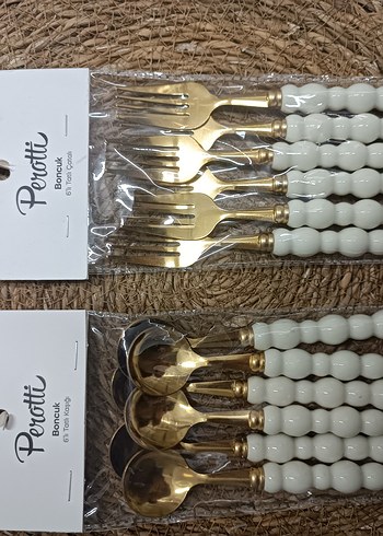 Boncuk Model Kaşık Çatal Bıçak Takımı - Görsel 4