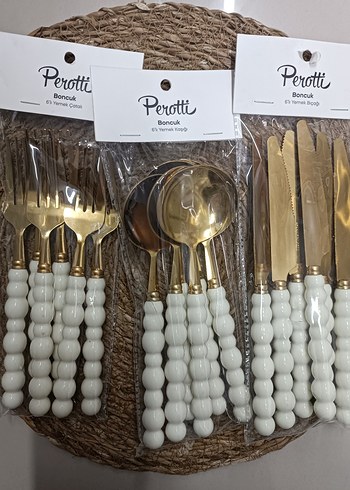 Boncuk Model Kaşık Çatal Bıçak Takımı - Görsel 2