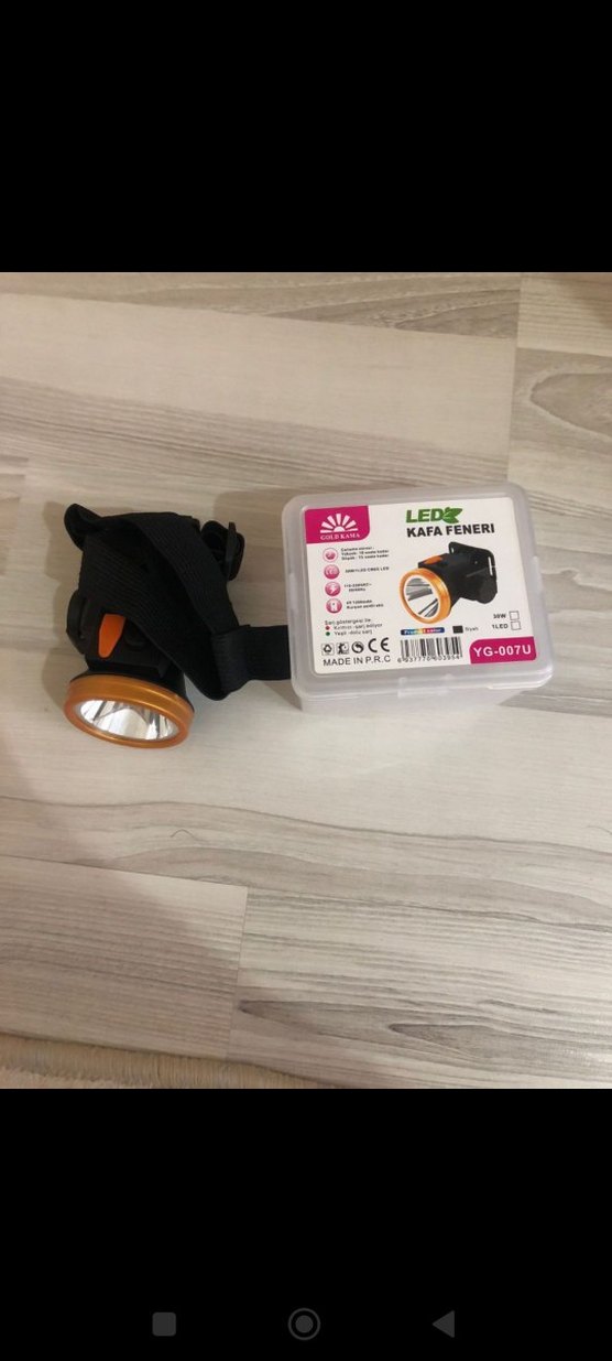 Şarjlı Kafa Feneri - Görsel 2
