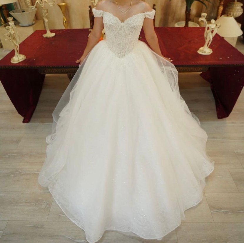 Modern Klasik Straplez Prenses Gelinlik - Görsel 2