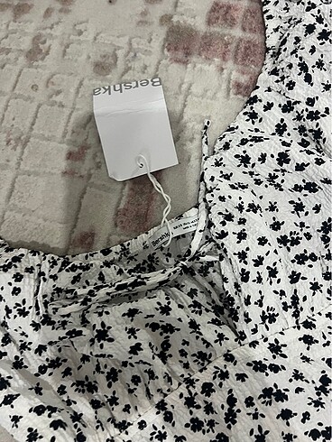 xs Beden Çiçekli Mini Elbise