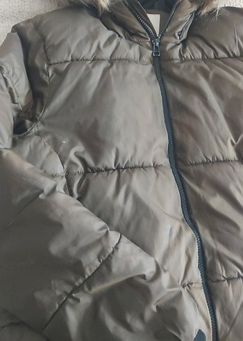 Kürk Detaylı erkek çocuk  Mont - Görsel 2