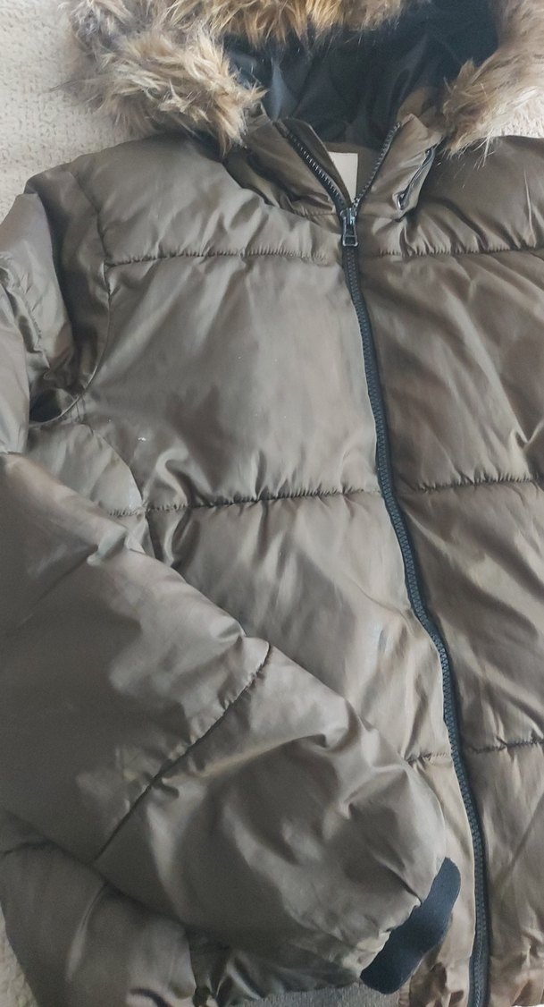 Kürk Detaylı erkek çocuk  Mont - Görsel 2