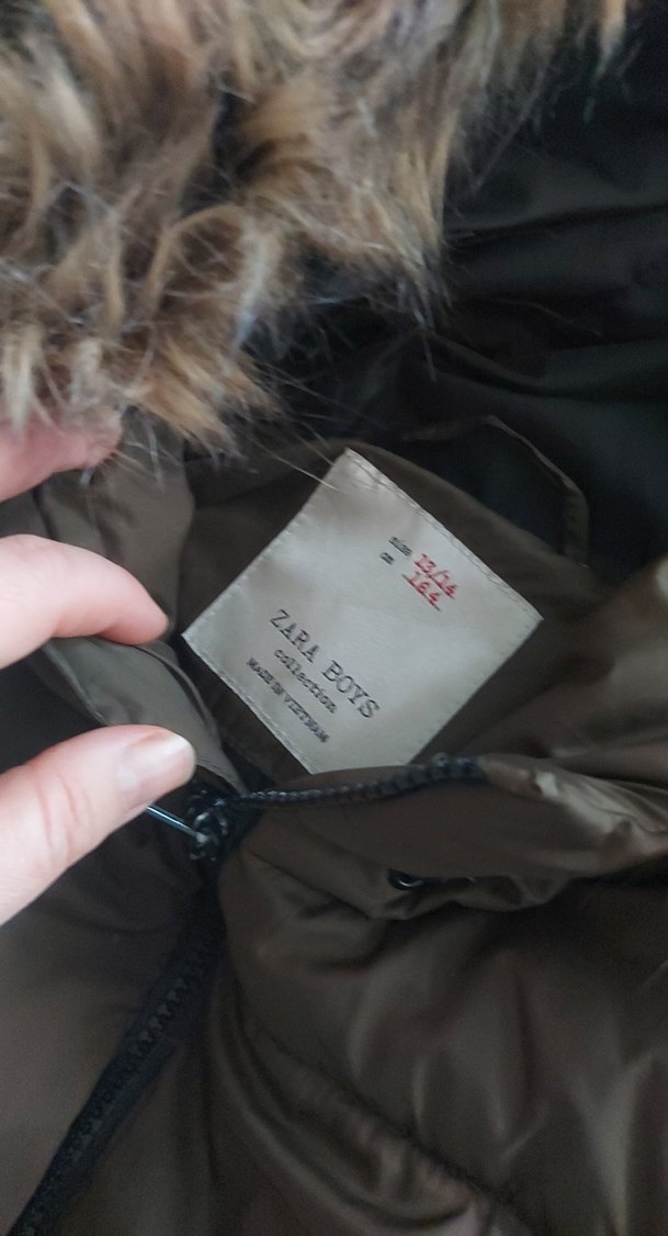 Kürk Detaylı erkek çocuk  Mont - Görsel 4