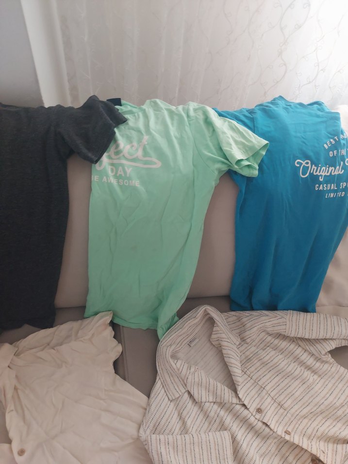 Düğmeli Erkek Kısa Kollu Şortlu  Takım toplu - Görsel 4