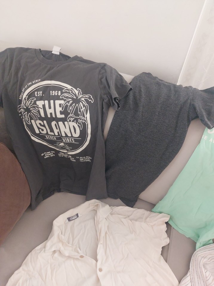 Düğmeli Erkek Kısa Kollu Şortlu  Takım toplu - Görsel 5