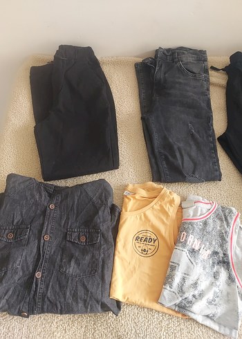 11-12 Yaş Beden Erkek Çocuk Pantolonlar