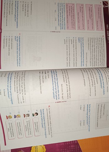 8. Sınıf TEOG 2 deneme Anafen yayınları - Görsel 2