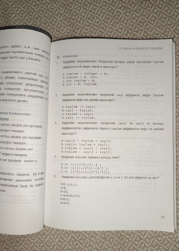 C Dersi: Programlamaya Giriş Kitabı 5. Baskı