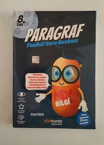 onburda yayıncılık 8.sınıf paragraf fasikül 