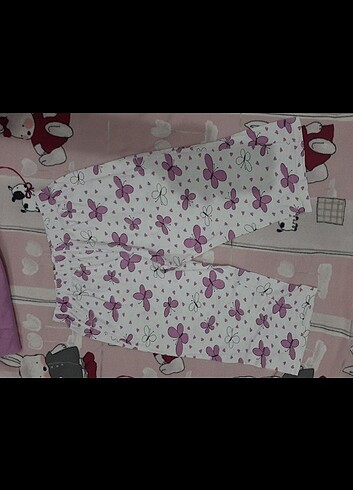 11-12 Yaş Beden mor Renk Pijama takımı