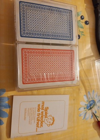  Romme Canasta oyun kartları