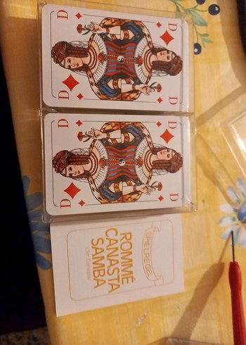 Romme Canasta oyun kartları