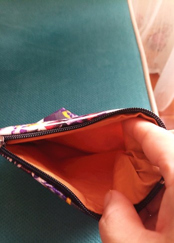 Çiçek Desenli Renkli Bohem# Makyaj Çantası#cüzdan# - Görsel 6