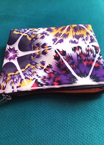 Çiçek Desenli Renkli Bohem# Makyaj Çantası#cüzdan# - Görsel 4