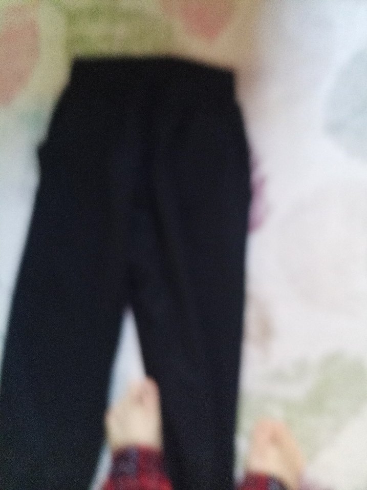 Siyah Rahat Kesim Kadın Eşofman Altı - Görsel 3