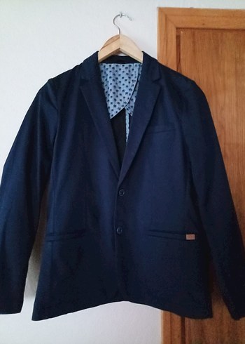 Düğmeli #Lacivert #Denim# Erkek çocuk #spor Ceket#
